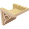 Ekena Millwork 11"W x 11"D x 11"H Wide Sheridan Rough Cedar Woodgrain TimberThane Corbel, Primed Tan CORUR11X11X11SHERCPR - alternate 4